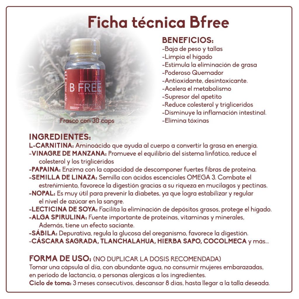 FICHA TECNICA BFREE